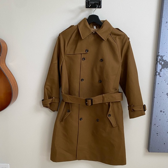 H&M Jackets & Blazers - HM STUDIO Collection by Pernille Brown Khaki Belted Heavy Trench Coat